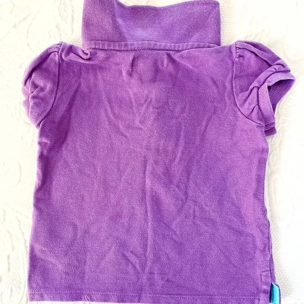 Ralph Lauren | Purple Cap Sleeve Polo (9 mos) 💜